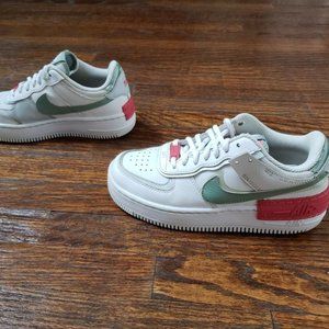 Nike Air Force 1 Shadow Seafoam White Green CI0919-112 Women's Size 6